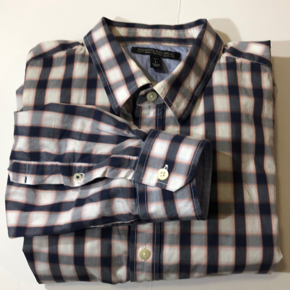 Aspen Banana Republic Slim Fit Tall Cotton Shirt